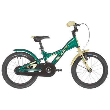 S'COOL XXLITE Alu 1 Speed 16" Kids Bike Green 2021 0